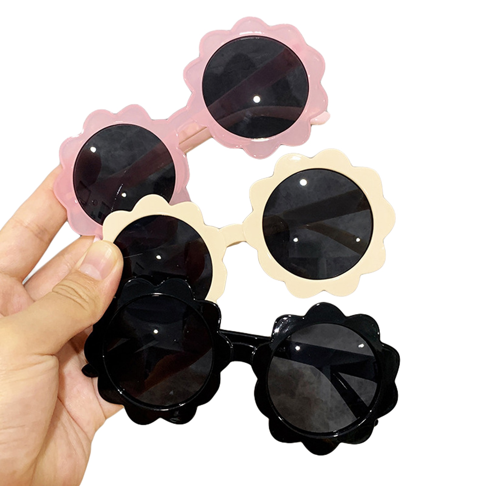 Vintage Kids Zonnebril Kind Zonnebril Ronde Bloem Gafas Baby Kinderen UV400 Sport Zonnebril Meisjes Jongens Oculos De Sol