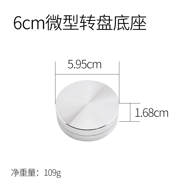 Średnica: 30/35/38/50/60mm mini łożysko obrotnicy ze stopu aluminium podstawa wyświetlacz rzemiosło patera obrotowa: 60mm