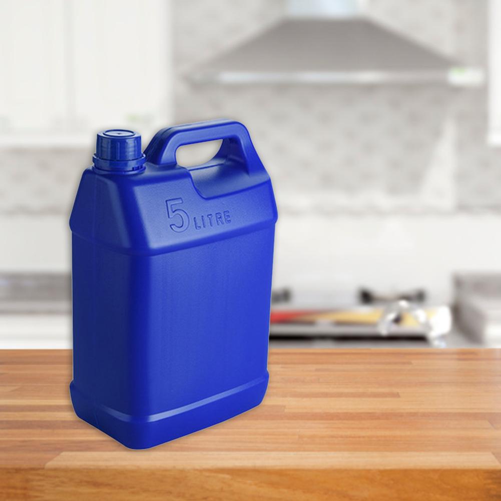 Tanque de combustible de Gas de 5L con mango grueso, tanques de gasolina de plástico de repuesto, contenedor de aceite de gasolina, jarra de combustible para cubos de aceite de vino