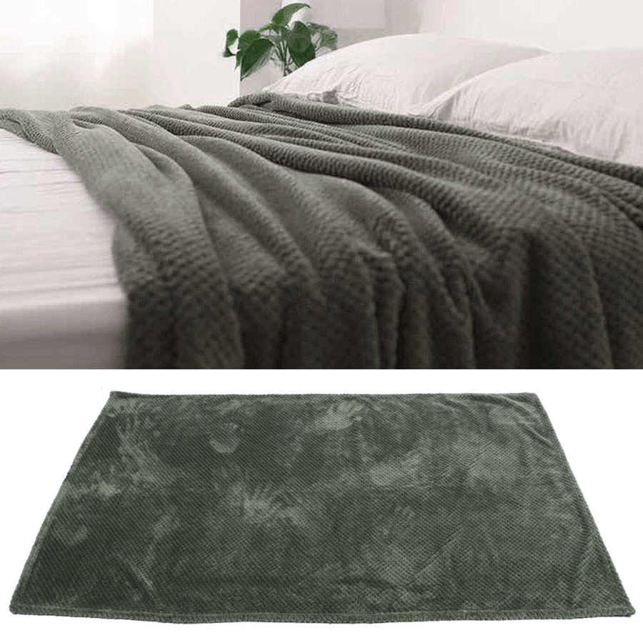 Sengetøj tilbehør sofa tæppe tykkere blød polyester fiber aircondition tæppe til sovesofa hjemme soveværelse