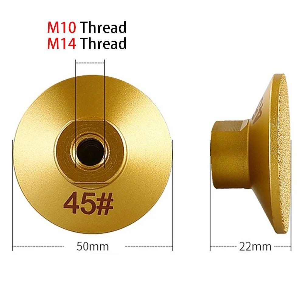 Cabezal de pulido soldado, almohadilla de pulido plano, amoladora angular, disco de molienda, piezas de herramientas para mármol, cuarzo, granito, adoquines