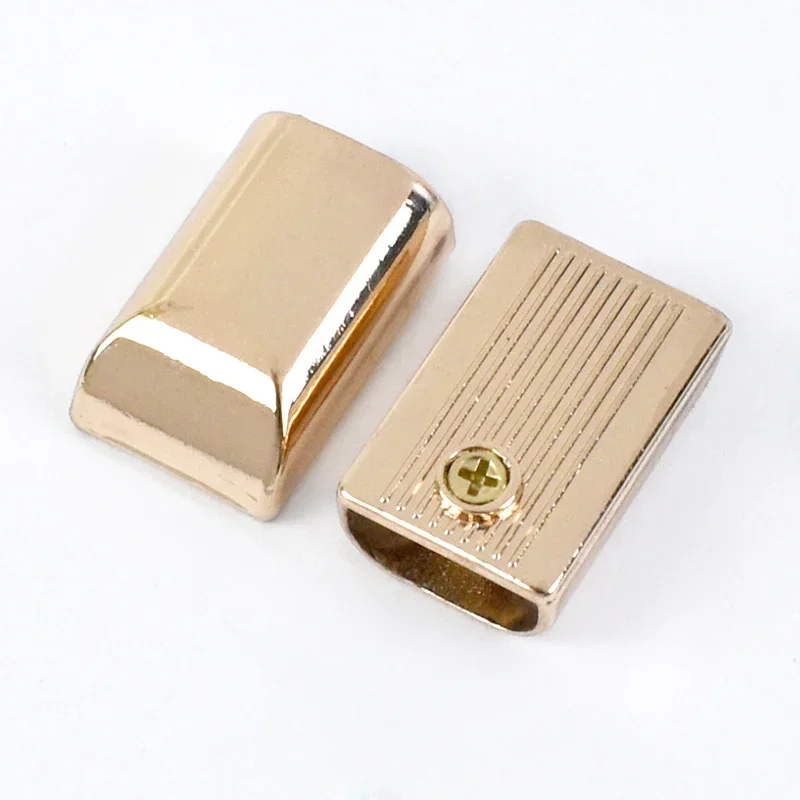 10/30/50Pcs Metal Zipper Tail Clip Zip Stopper Rope Cord Plug Head Detachable Screw Bag Clasp Sewing Hardware Accessory: 4# / Antique Brass