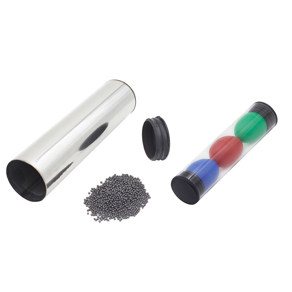 Kit de instrumento Musical de juguete, recipiente de huevos de Maracas + recipiente de Metal, incluye 3 uds. De huevos de Maracas, accesorios musicales orff