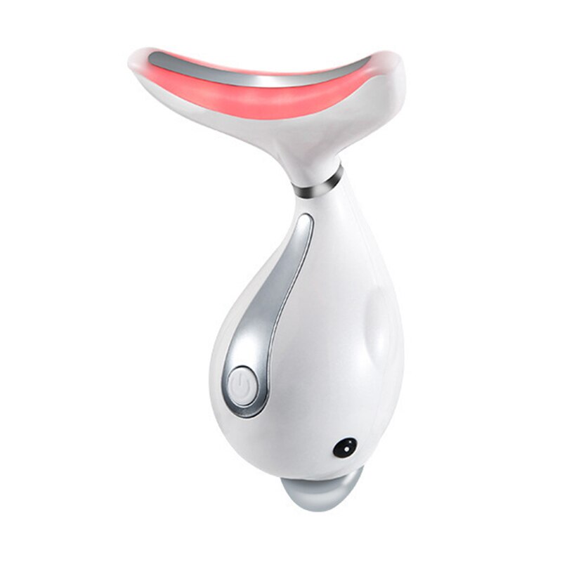 LED Photon Therapie Nacken Massage Sicher Gesicht Hebe Werkzeug Vibration M-förmigen Delphin Schwanz Aktivieren sterben Haut LED Licht schönheit