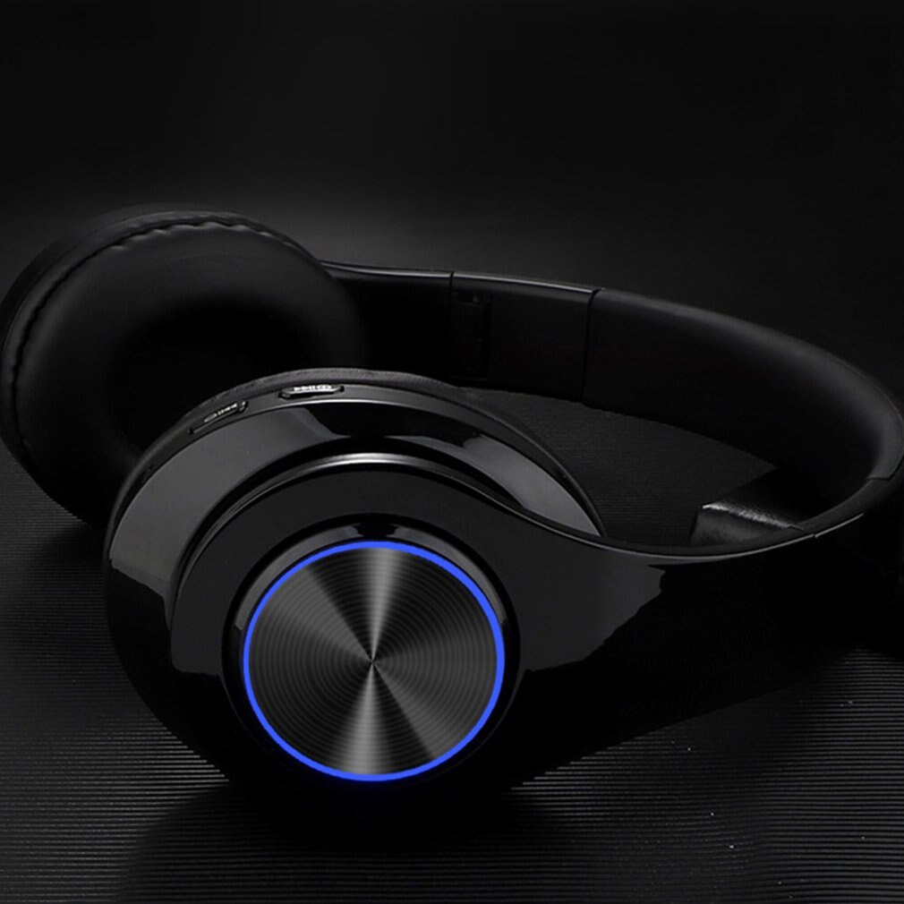 Computer Gaming Headset with Microphone RGB Light Wireless Bluetooth Earphone for PC Computer Wireless Headphones