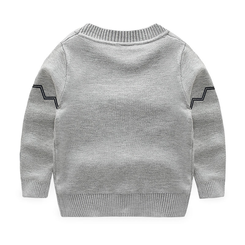 Enfants printemps vêtements coton pull nouveaux enfants bébé enfants fille garçon tricoté pull Cardigan hauts tenue coloré pull
