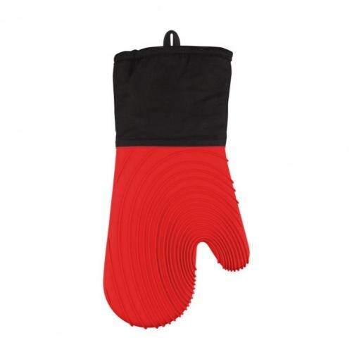 Gant de alimentaire, bonne Performance d'isolation, gants de cuisson flexibles en Silicone pour la cuisine à domicile, fournitures de pâtisserie, 1 pièce: Rouge