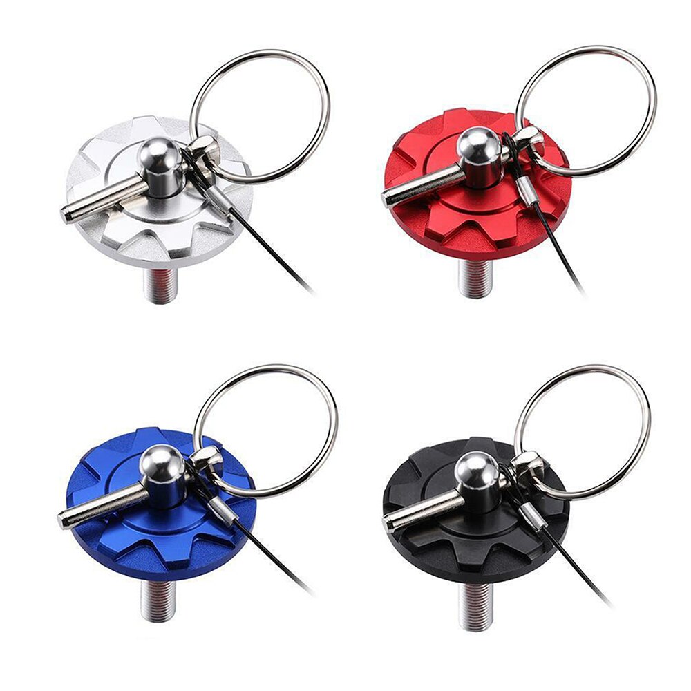 2 stuks Auto Universele CNC Billet Aluminium Racing Bonnet Hood Pin Lock Uiterlijk Kits