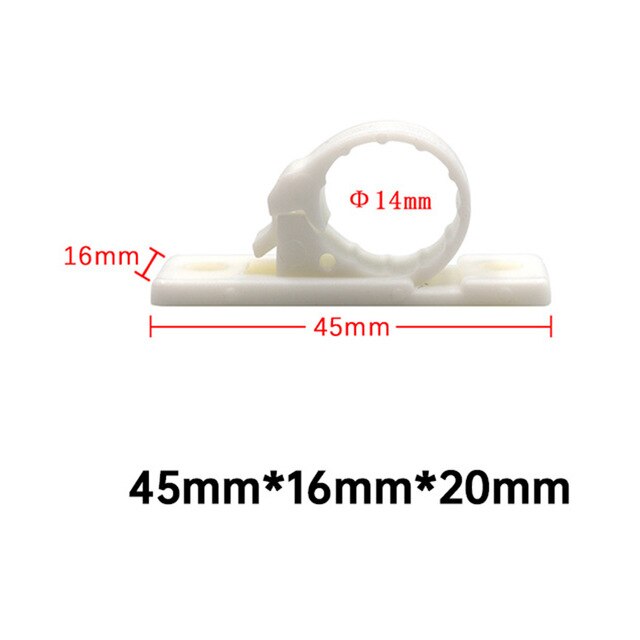 10 Pcs Sticky Wiring Fixing S Base Hook Wire Cable Gadget Clip Adhesive Wall Snap Type Fixed Cable Line Clip Clamp: White-M