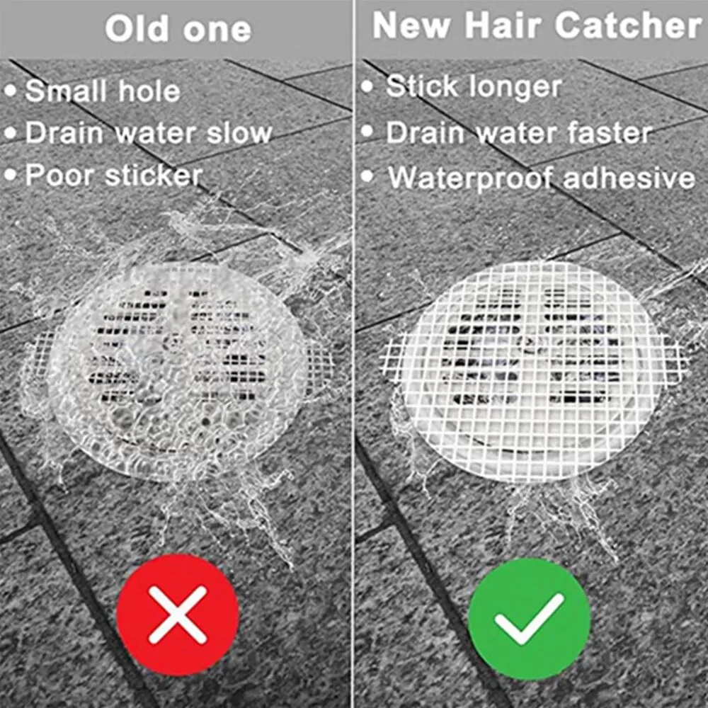 Einweg-Haar fänger für Dusch gitter Dusch ablauf abdeckungen-Boden waschbecken Sieb Filter gitter aufkleber Schlecht zubehör