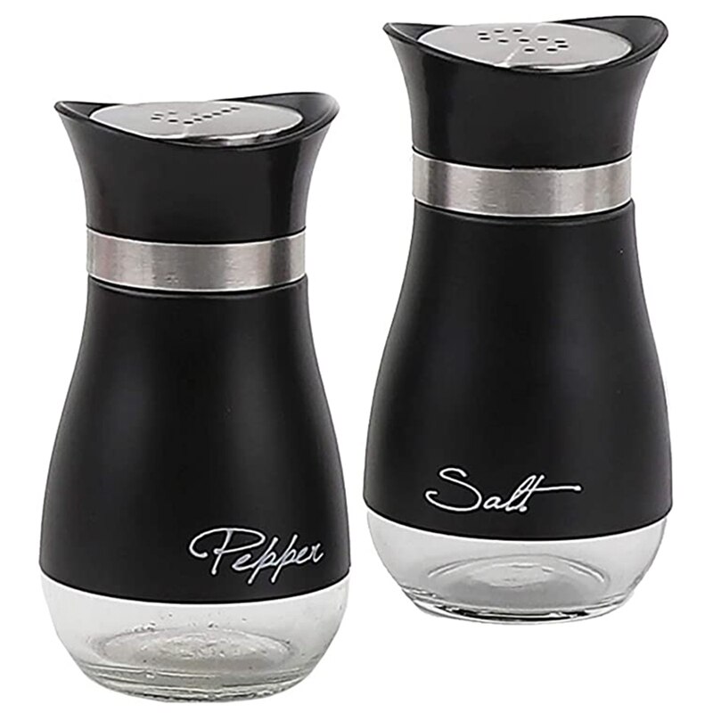 2Pcs Stainless Steel Seasoning Bottle Kitchen Supplies Barbecue Tools Chili Seasoning Pot MSG Salt Pot Seasoning Bottle: Default Title