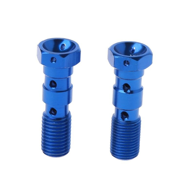 Tornillo de manguera de aceite para cilindro maestro de freno de Moto tornillos de tubo Universal con arandela para motocicleta M10x1.25/M10x1.0