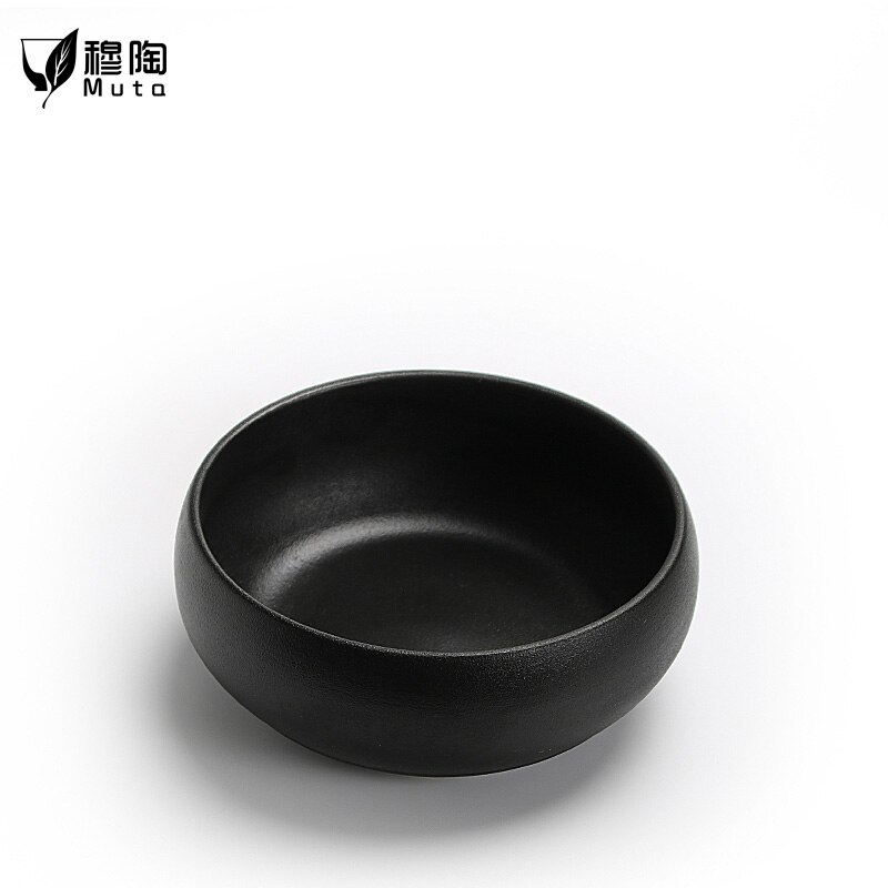 Taza de cerámica grande para lavabo de té, hecha a mano, Vintage, gruesa, cerámica, lavado de té, cubo de agua, accesorios