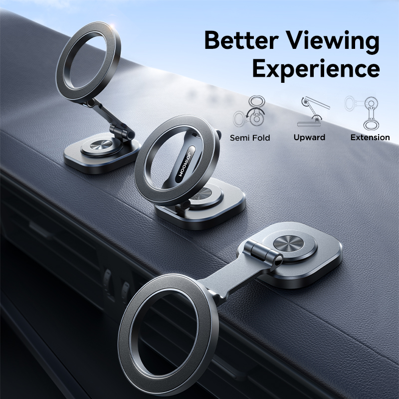 Joyroom Soporte magnético para automóvil 24 Imán fuerte 360 ° Soporte de teléfono plegable con rotación para coche para iPhone 16 15 14 13 12 soporte para coche