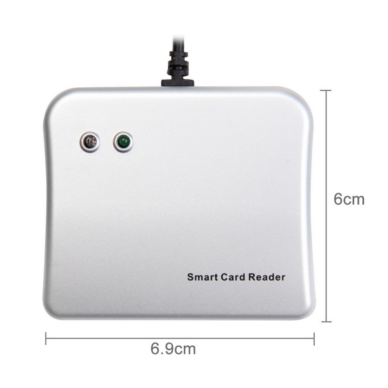 Easy comm usb smart card reader ic/ id card reader pc/ sc smart card reader for windows linux os