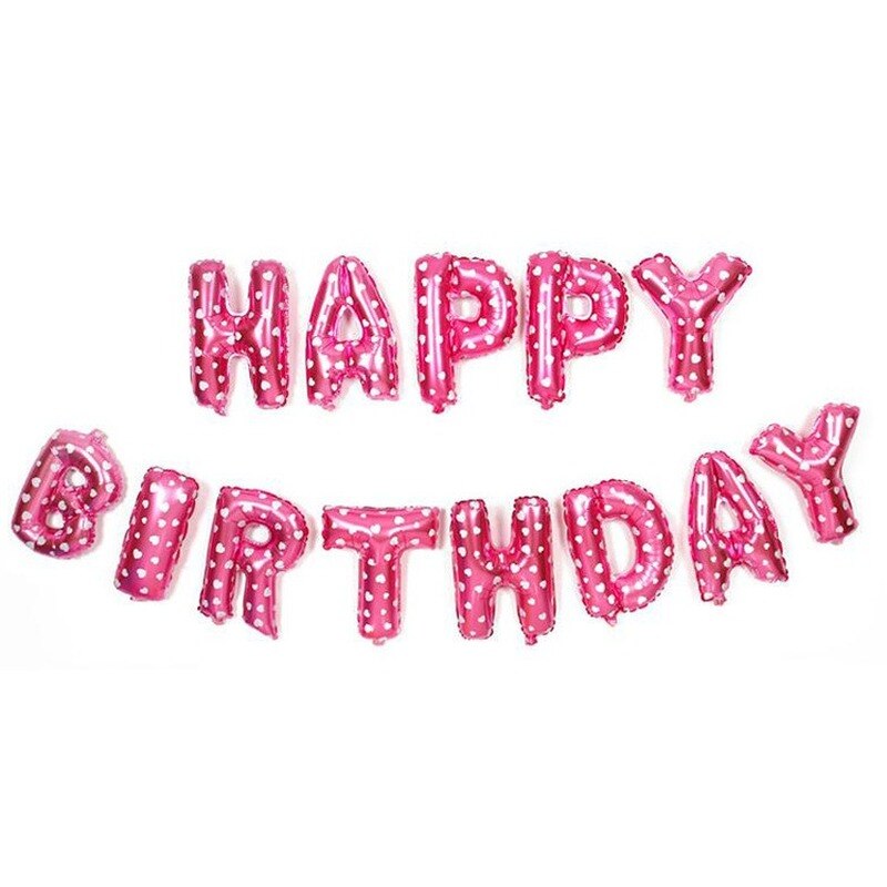 16 Inch Letters Gelukkige Verjaardag Folie Ballonnen Gelukkige Verjaardag Partij Decoratie Kids Alfabet Air Ballonnen Baby Shower Benodigdheden