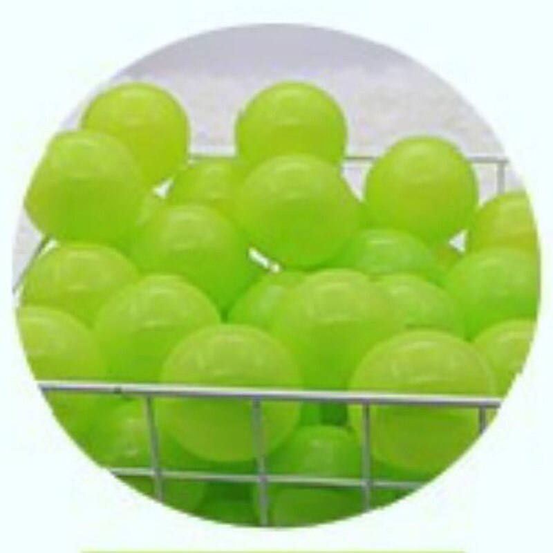 100pcs New Variopinta Palline di Plastica Giocattoli Soft Water Ocean Wave Palle per La Piscina Del Bambino Swim Pit Giocattoli Outdoor aria di Sport Regalo Palla: green