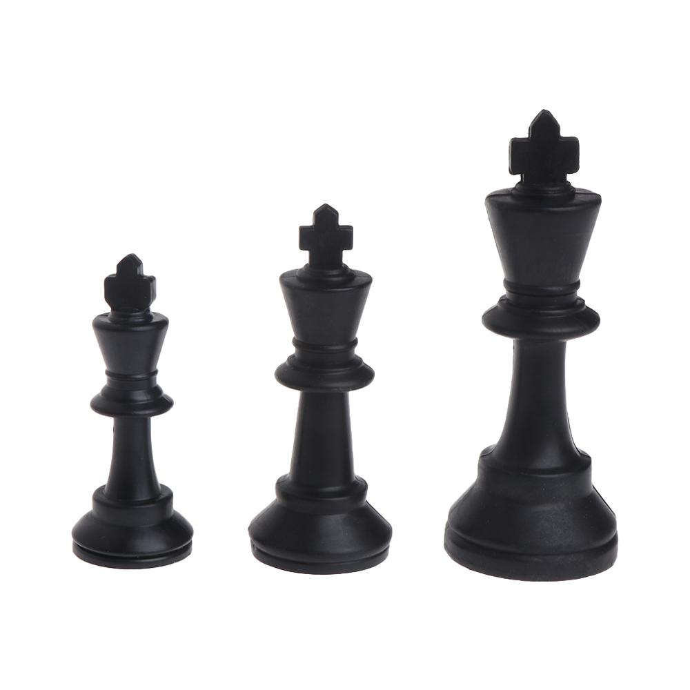Middeleeuwse Schaakstukken Plastic Compleet Schaakstukken Internationale Woord Chesses Game