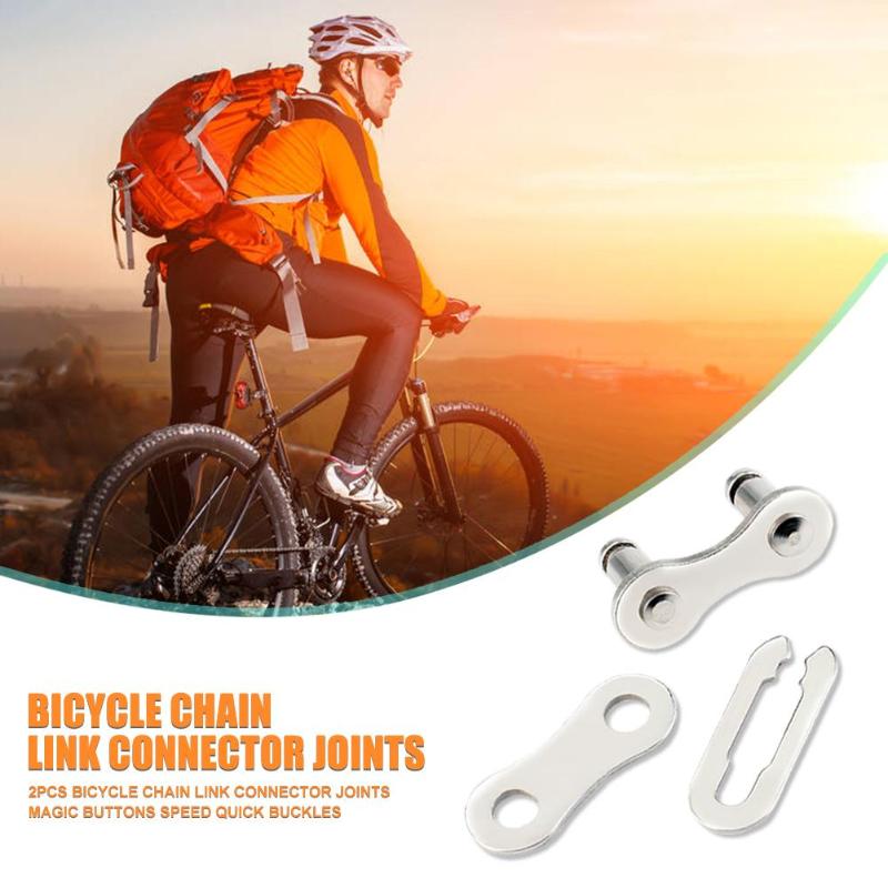 Durable Chain Link Connector Joints Classic Delicate Chain Link Lock Set MTB Road Bike Connector for Quick Master Link Join