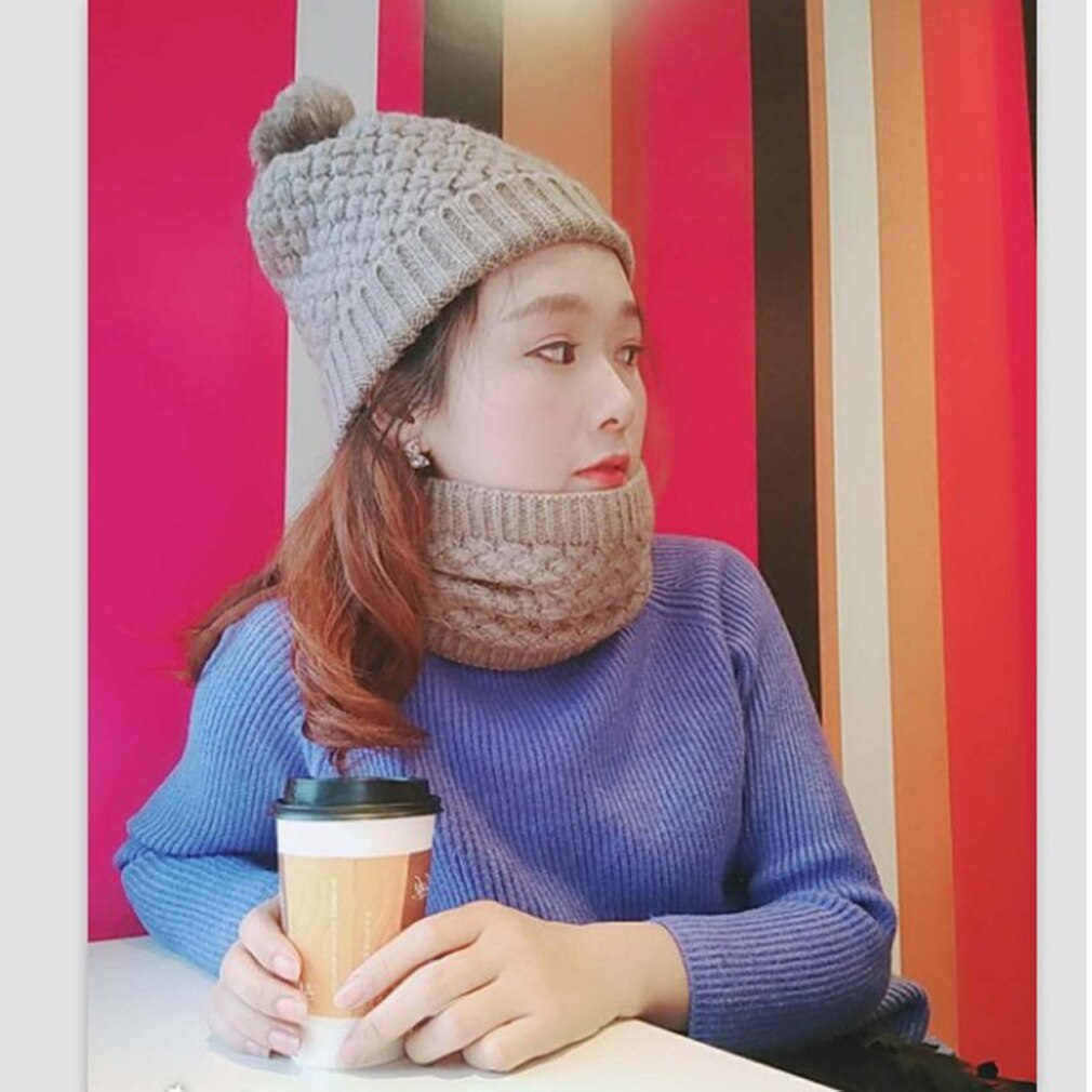 Winter warme sjaal voor vrouwen gebreide halsdoeken ringen pluche kinderen mannen kraag ring vrouwelijke foulard halsdoek