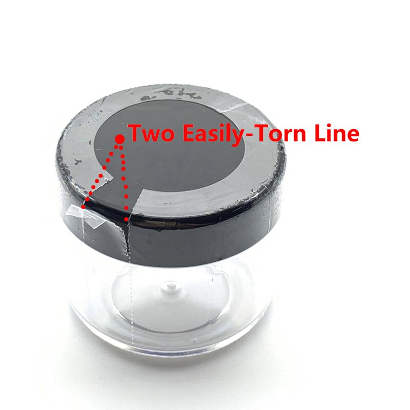 200Pcs Clear PVC Heat Shrink Wrap Film for 10g 15g 20g Plastic Cosmetic Container Lip Blam Container