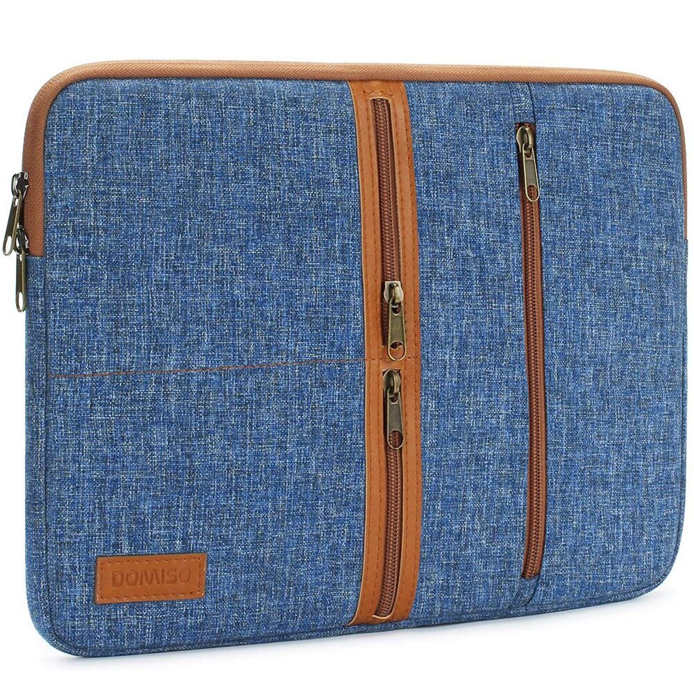 DOMISO , bolso para portátil a prueba de golpes para Macbook Air, funda para ordenador portátil de 10 "11" 13 "14" 15,6 "con cremallera, funda para ordenador portátil: Azul / 10 pulgadas