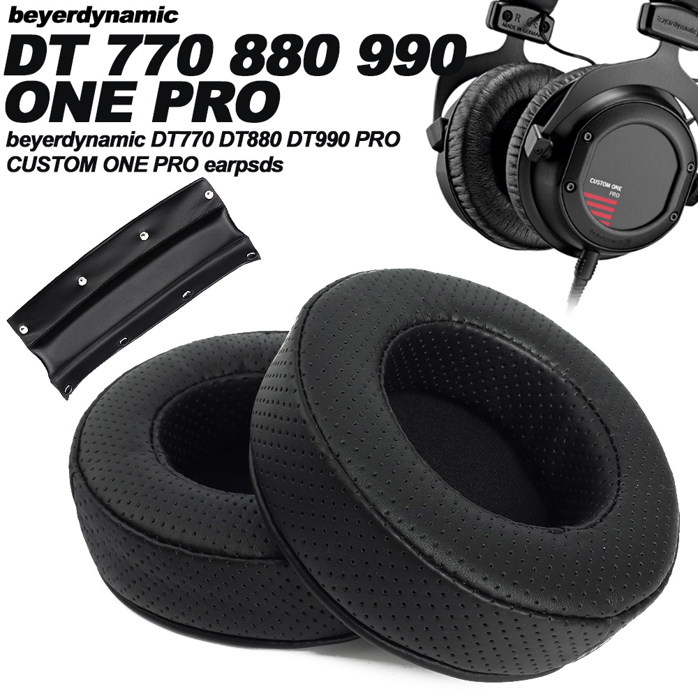 Almohadillas para auriculares Beyerdynamic CUSTOM ONE PRO PLUS DT770 DT880 PRO DT990 PRO, almohadillas de repuesto para auriculares, tela de malla