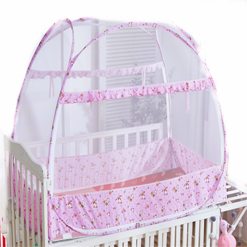 Babybedklamboes, draagbare opvouwbare babybeddengoednet, muggennet veilig gaas voor babymeisjes en jongens