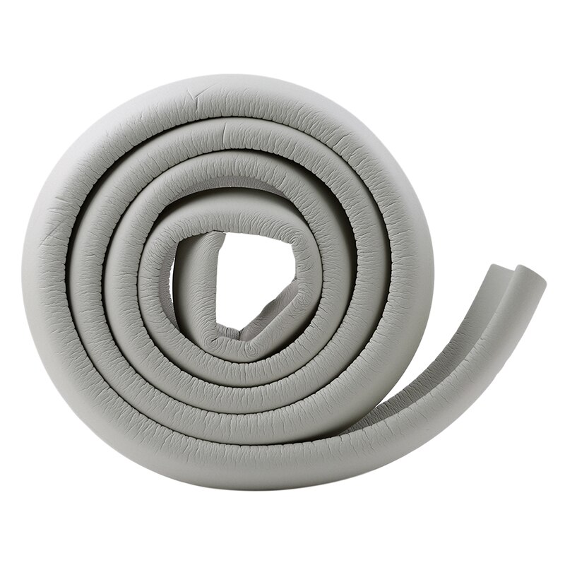 1pc Child Baby Safety Product Glass Table Edge Furniture Guard Strip Crash Bar Corner Foam Bumper Collision Protector 200cm: gray