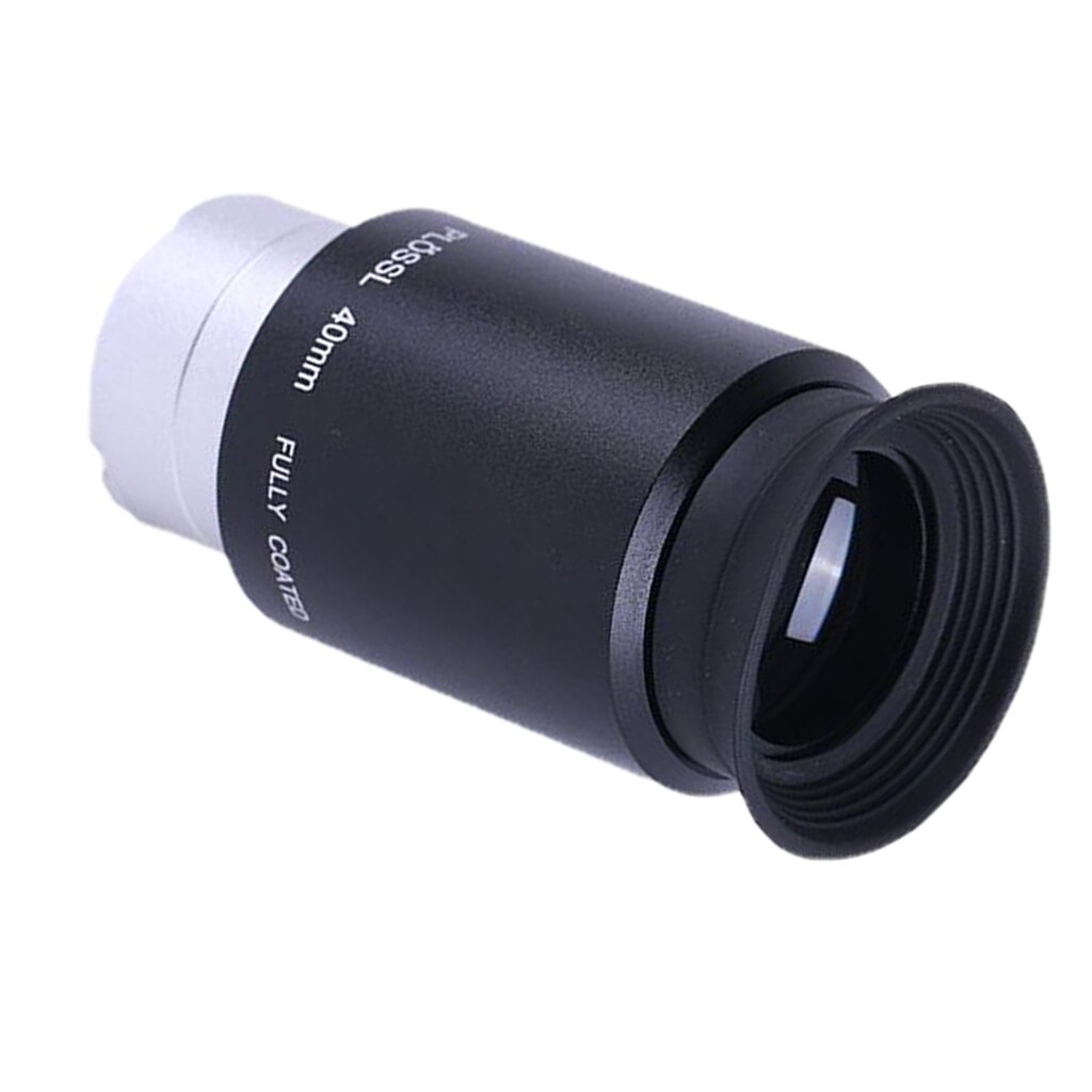 40mm 1.25'' Plossl Telescope Eyepiece Fully Multi Coated Metal 48 Degree Apparent Field 4 Element for Astronomy Telescope