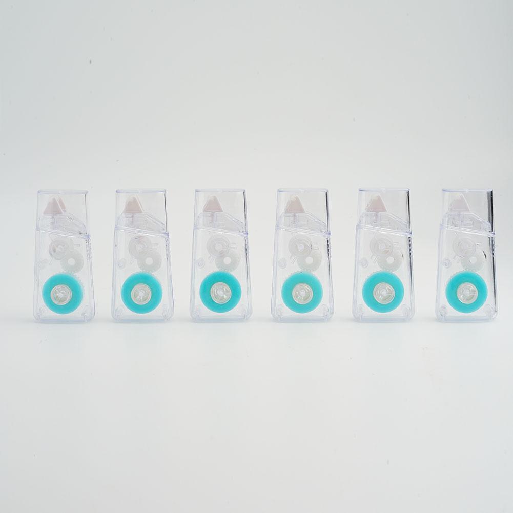 6/1Pcs Double Sided Adhesive Dots Stick Roller Permanent Adhesive Applicator Glue Tape Dispenser Student Stationery Supplies