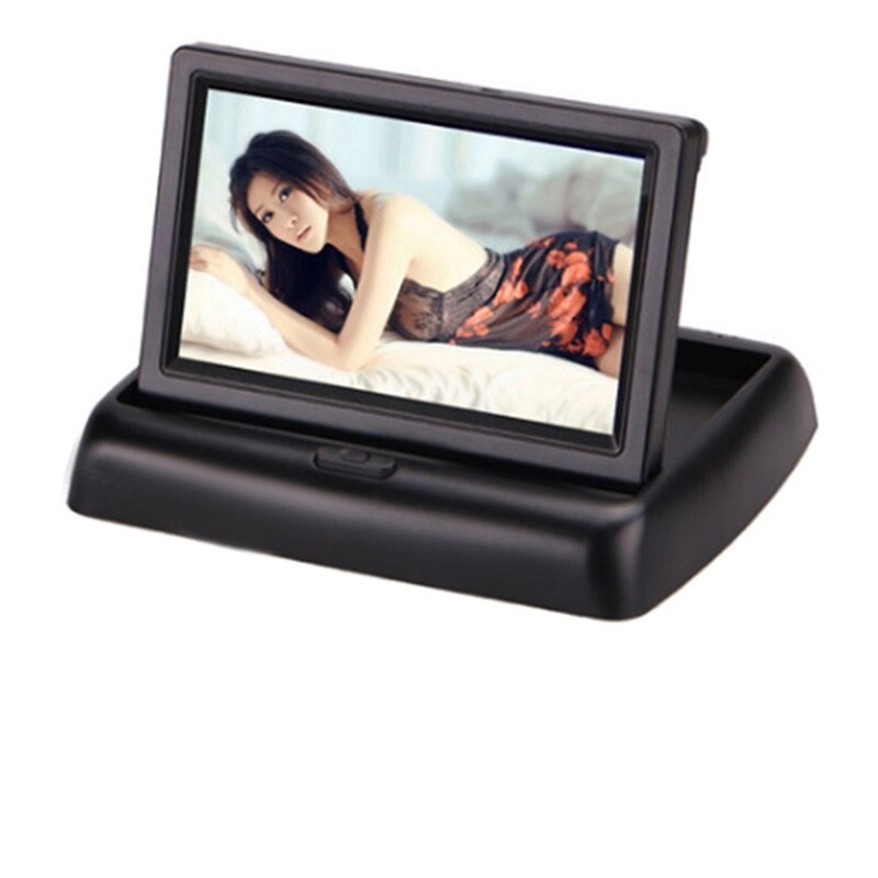 4.3 Inch TFT LCD Monitor Opvouwbare Monitor Reverse Camera Parking System voor Achteruitkijkspiegel Monitoren NTSC PAL
