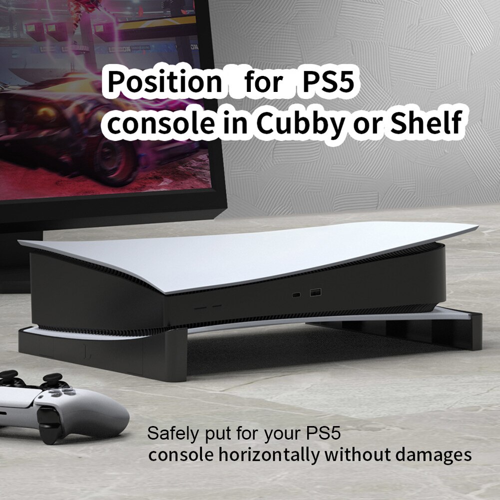 2 Stks/set Game Discs Horizontale Opslag Stand Voor Ps 5 PS5 Digitale/Optische Drive Editie Game Console Dock Mount houder