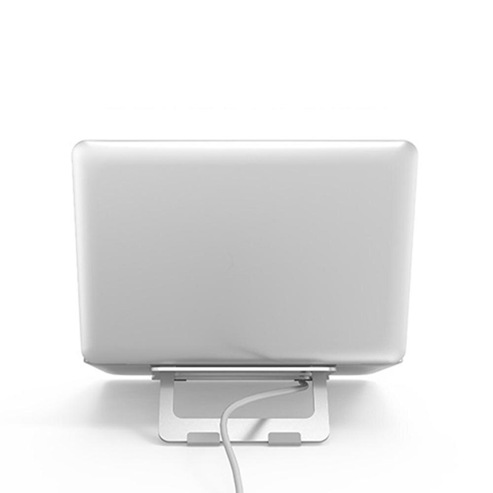 Soporte de portátil para MacBook Pro, portátil plegable de aleación de aluminio, soporte de refrigeración para ordenador portátil