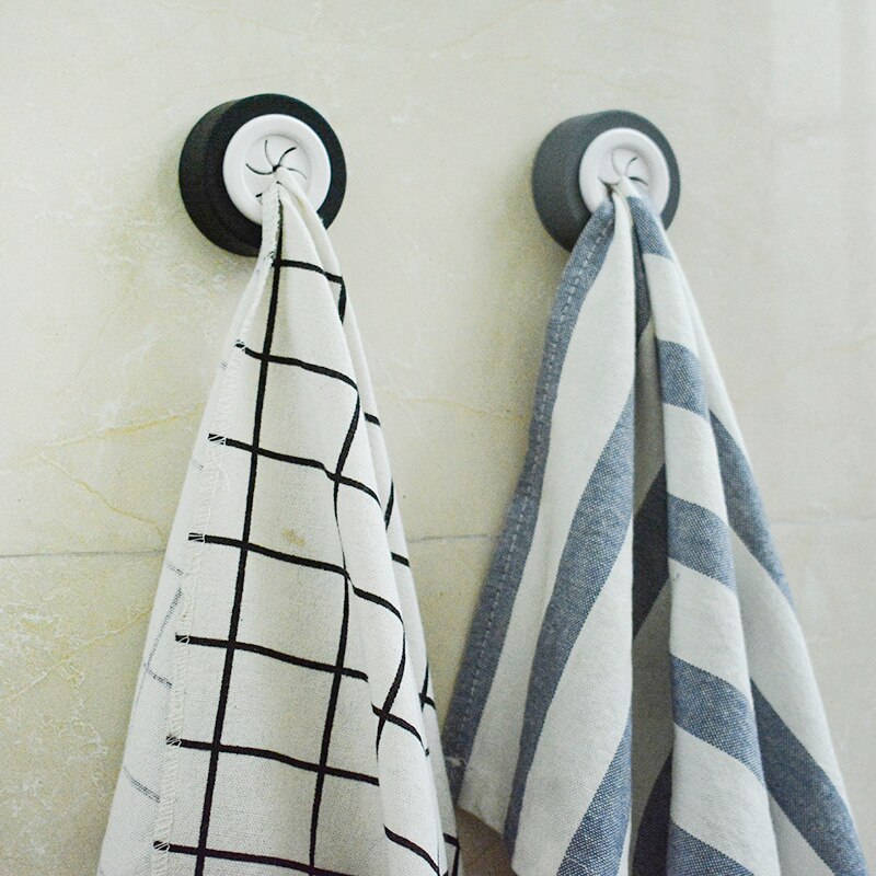 3 stk håndklædeholdere selvklæbende skub i viskestykke kludholder til hjemmetilbehør væg badeværelse køkkenbøjler