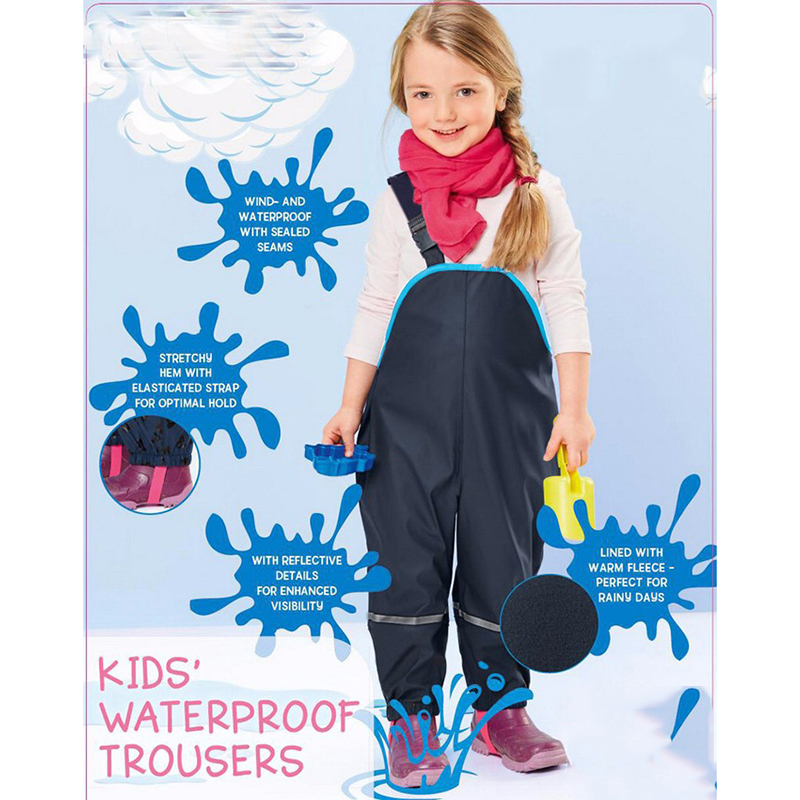 Lente En Herfst Algehele Kinderen Jongen Meisjes Kleding Kids Jongen Algehele Baby 2-7Yrs Jongen Meisje Algehele Waterdichte Regenbroek