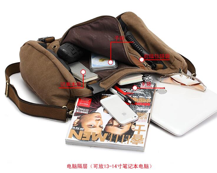 X-Online 032717 man mochila de lona para hombre bolsa de viaje