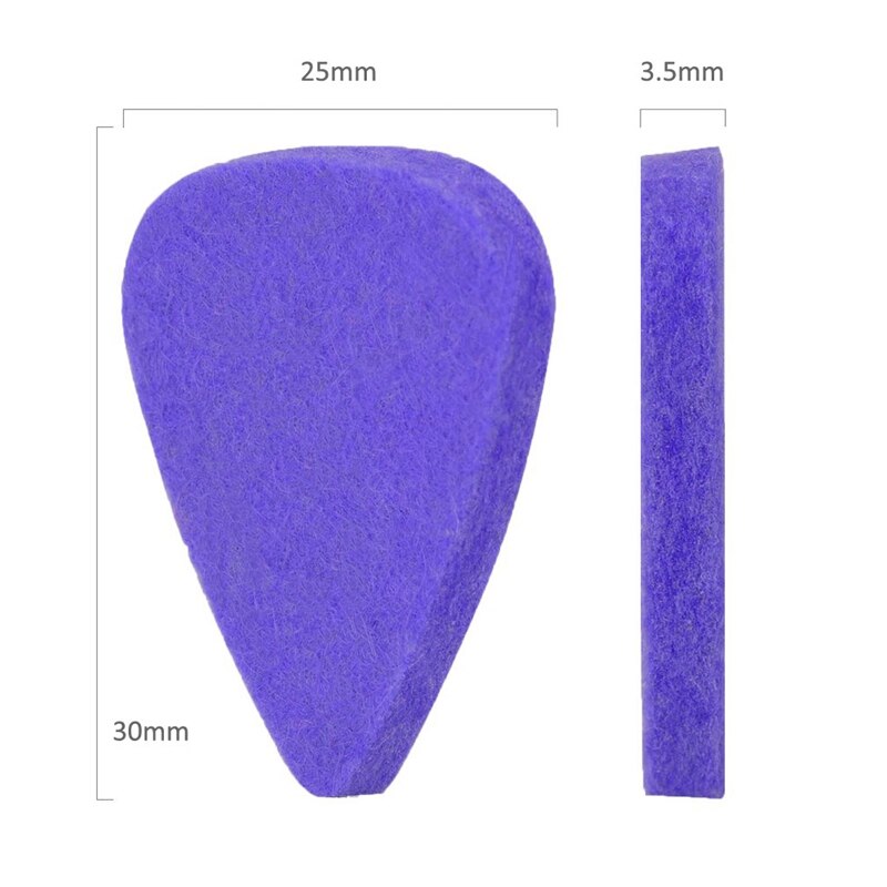 Ukelele plectrums vilten plectrums voor ukelele en gitaar ,8 stuks gitaarplectrums, multicolor