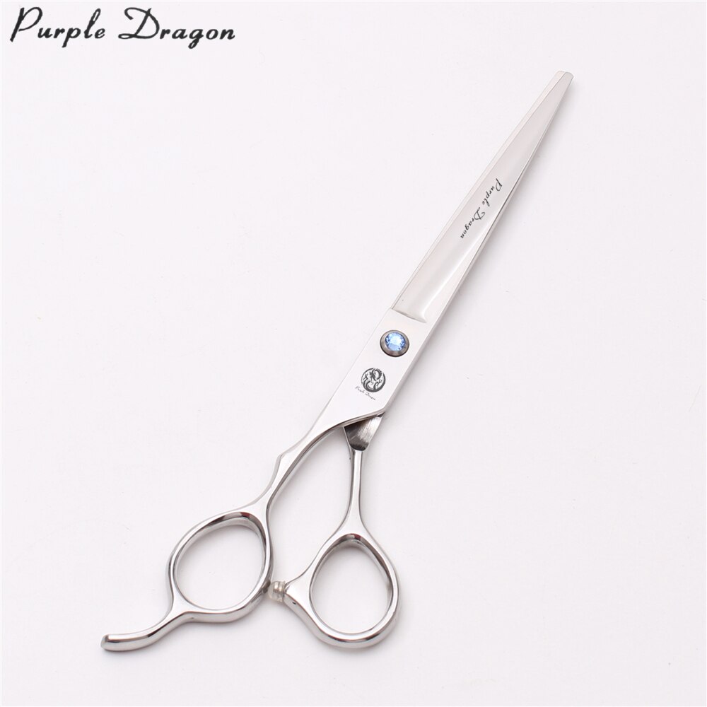 Linker 7.0 "JP Roestvrij Paarse Draak Shiny Animal Scharen Rechte Schaar Dunner Schaar Gebogen Schaar Huisdier Schaar z3006