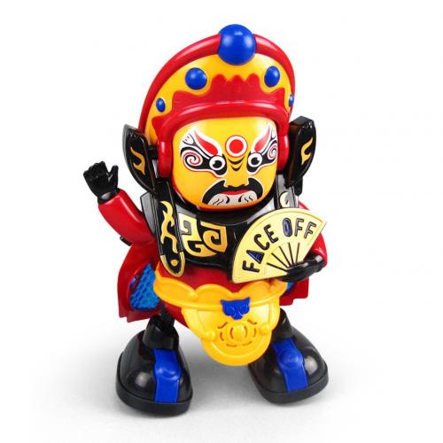 Muñeca China que cambia de cara de ópera, Robot de baile musical ligero, juguete para para niños: Default Title