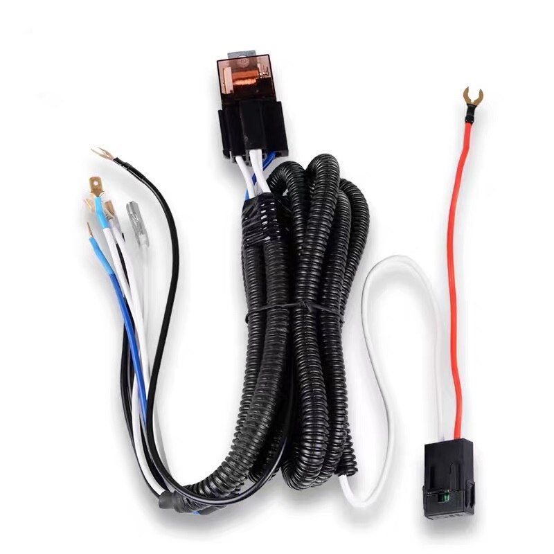 12/24V 40A Electric Horn Relay Wiring Harness Kit 5M Wire Waterproof For Grille Mount Blast Tone Horns motorcycle horn Wire
