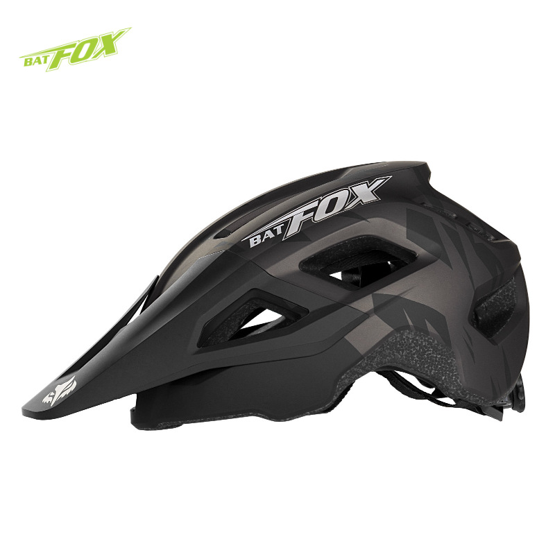 BATFOX Mountain Bike MTB Helmet Cycling Downhill Bicycle Road Ultralight Breathable Men Women Integrally-molded Casco Ciclismo