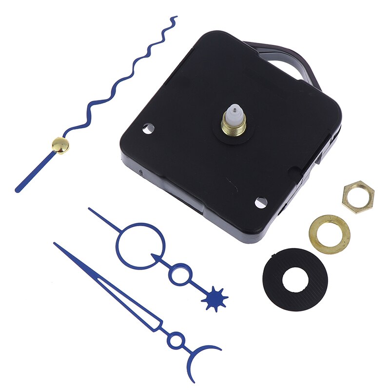 1 Set Professionele Klok Mechanisme Uurwerk Praktische Quartz Muur Stille Uurwerk Repair Tool Onderdelen Kit Diy Set: H