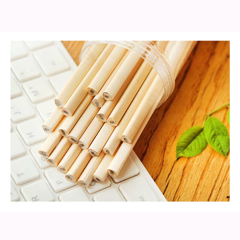 100pcs wood triangle pencil student kids pencils for school writing carpenter children HB pencil graphite