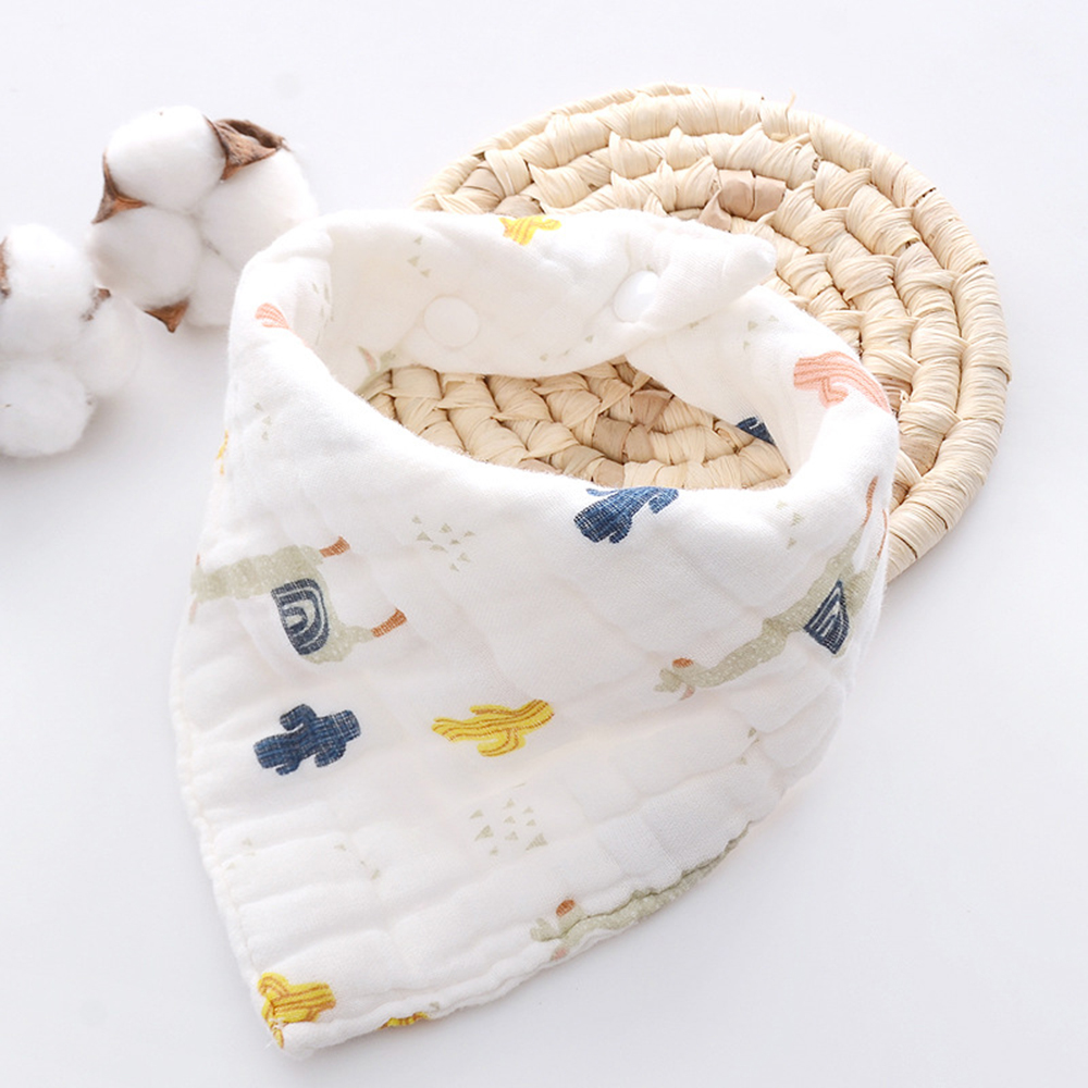 Katoen Driehoek Burp Waterdicht Bandana Bibsbaby Voeden Kiel Infant Burp Doeken Mousseline Speeksel Handdoek Eten Zachte Baby Stuff: Beige