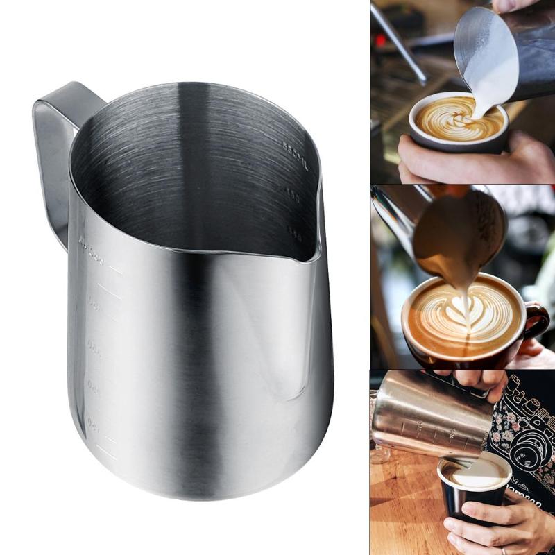 304 Stainless Steel Espresso Coffee Pitcher Craft Latte Milk Frothing Jug