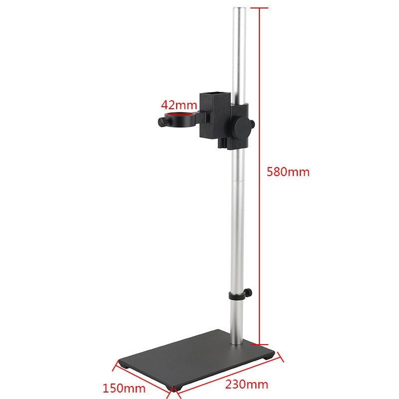 Metal Industrial Digital Camera Stand 40mm/50mm Ring C Mount Lens Focusing Holder For HDMI USB VGA Video Microscope: 42mm Stand B