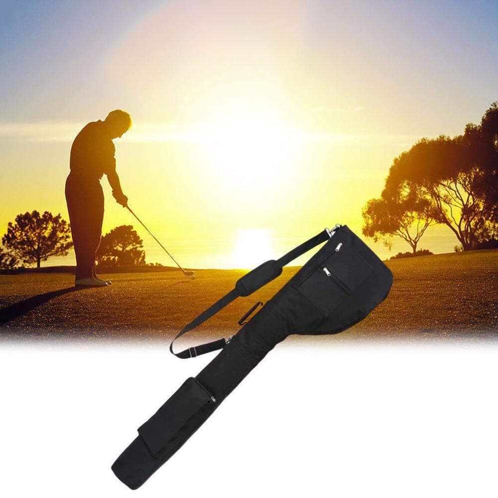 Golf practice bag, Golf clubs bag, nylon environmental protection material half set of golf bag