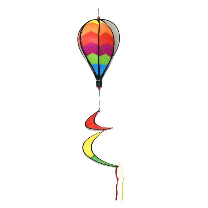 Luftballon roterende vindbånd vindmølle udendørs hængende regnbue farve park attraktioner dekoration pinwheel børnehave