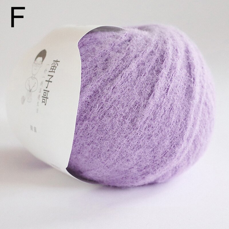 Fil de Mohair amour Angola 55G, fil fin tricoté à la main pour pull de bébé, laine douce au Crochet pour châle écharpe fil fin au Crochet: Or